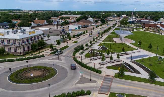 City of Crowley Downtown Shot